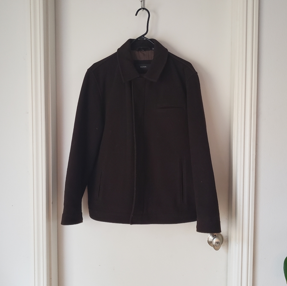 Alfani Wool Blend Heavy Jacket Size Small